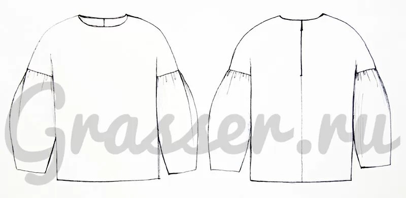 Blouse Pattern 376 Order And Download In Pdf