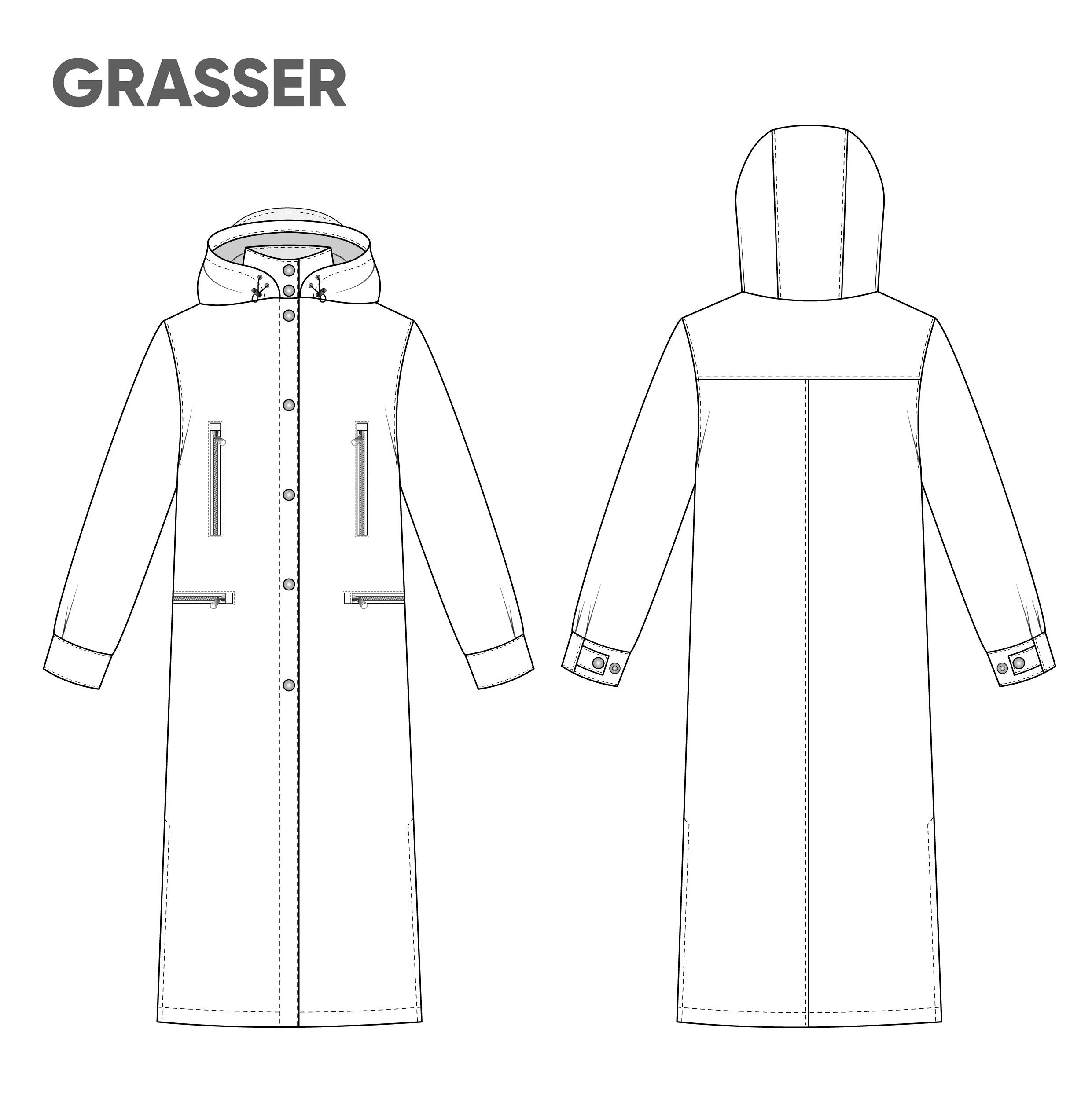 Women’s raincoat, pattern №822 buy online