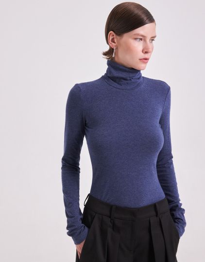 Turtleneck sweater, pattern №1074