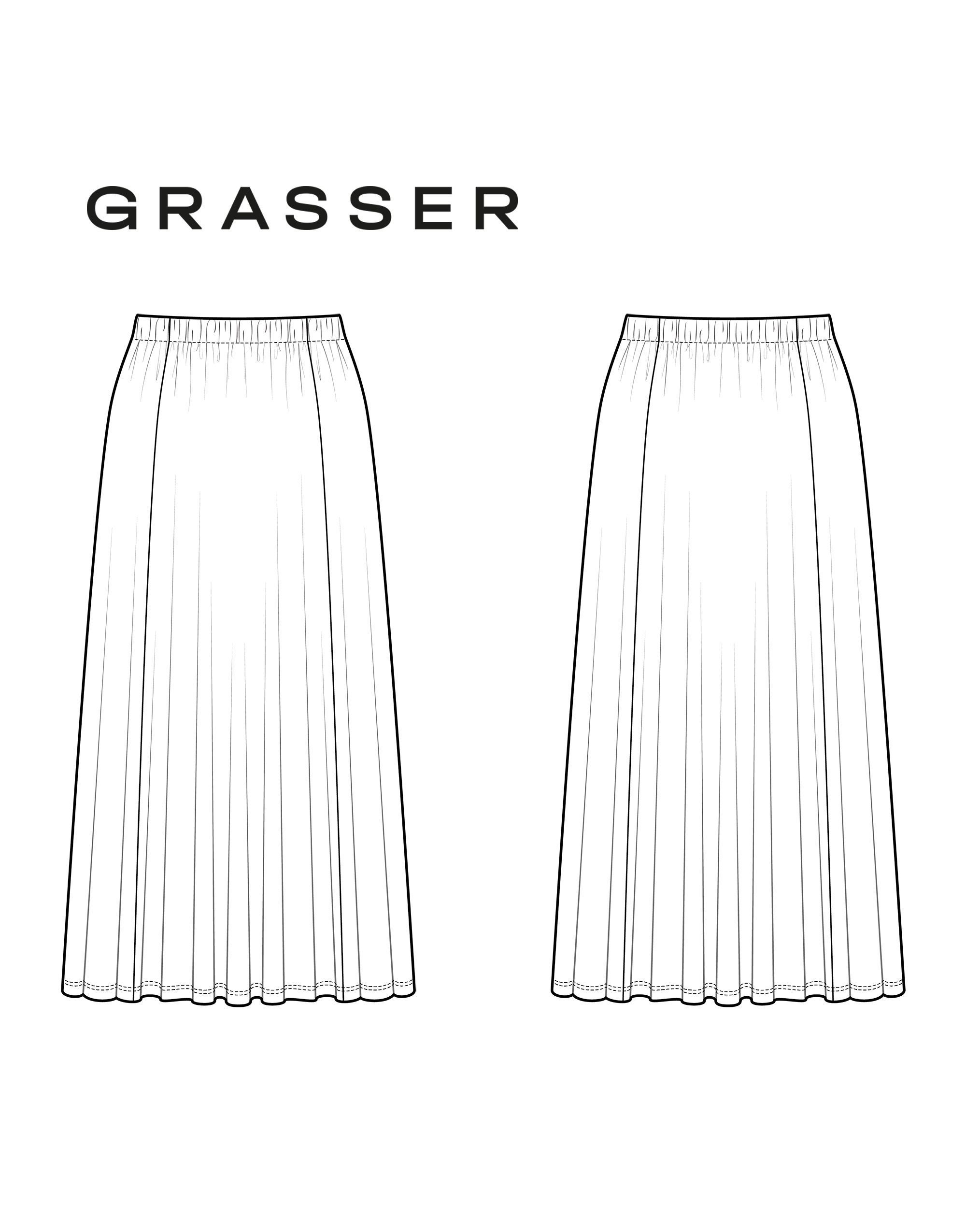Skirt, free pattern №1079 download pdf