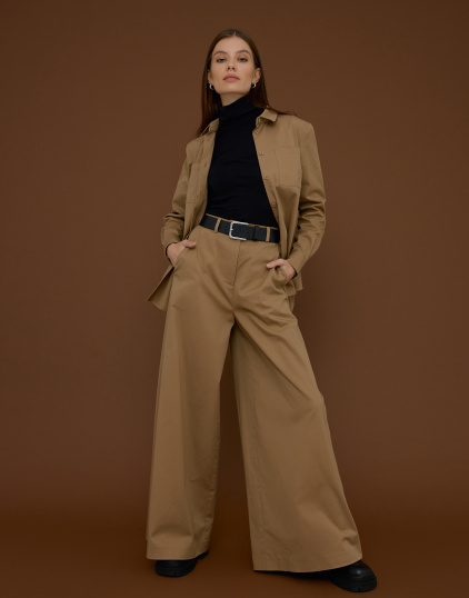 Trousers with two types of pockets, pattern №861