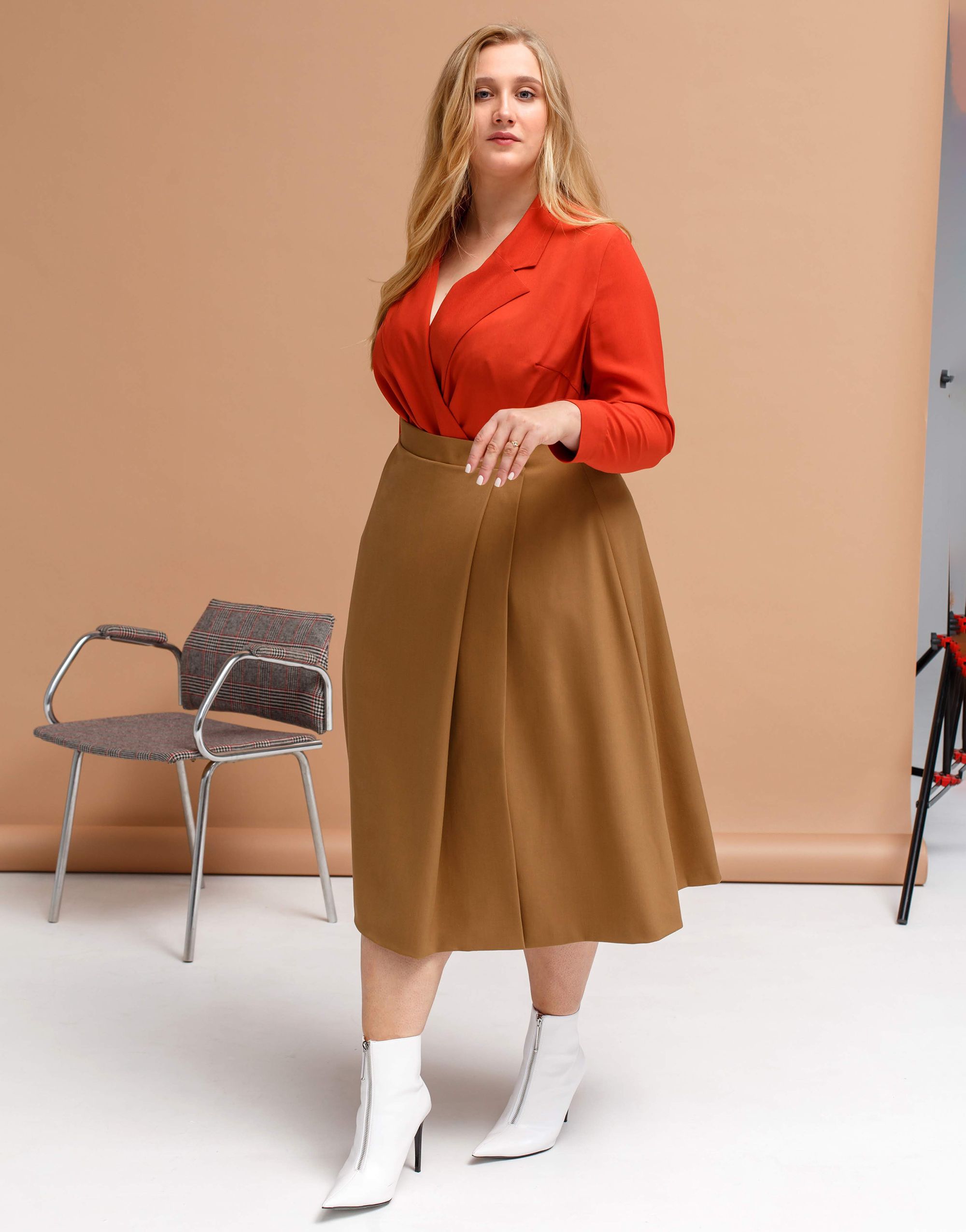 Skirt, plus size, pattern №640