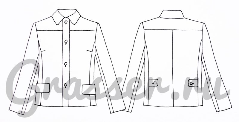 Jacket, pattern №451 buy on-line