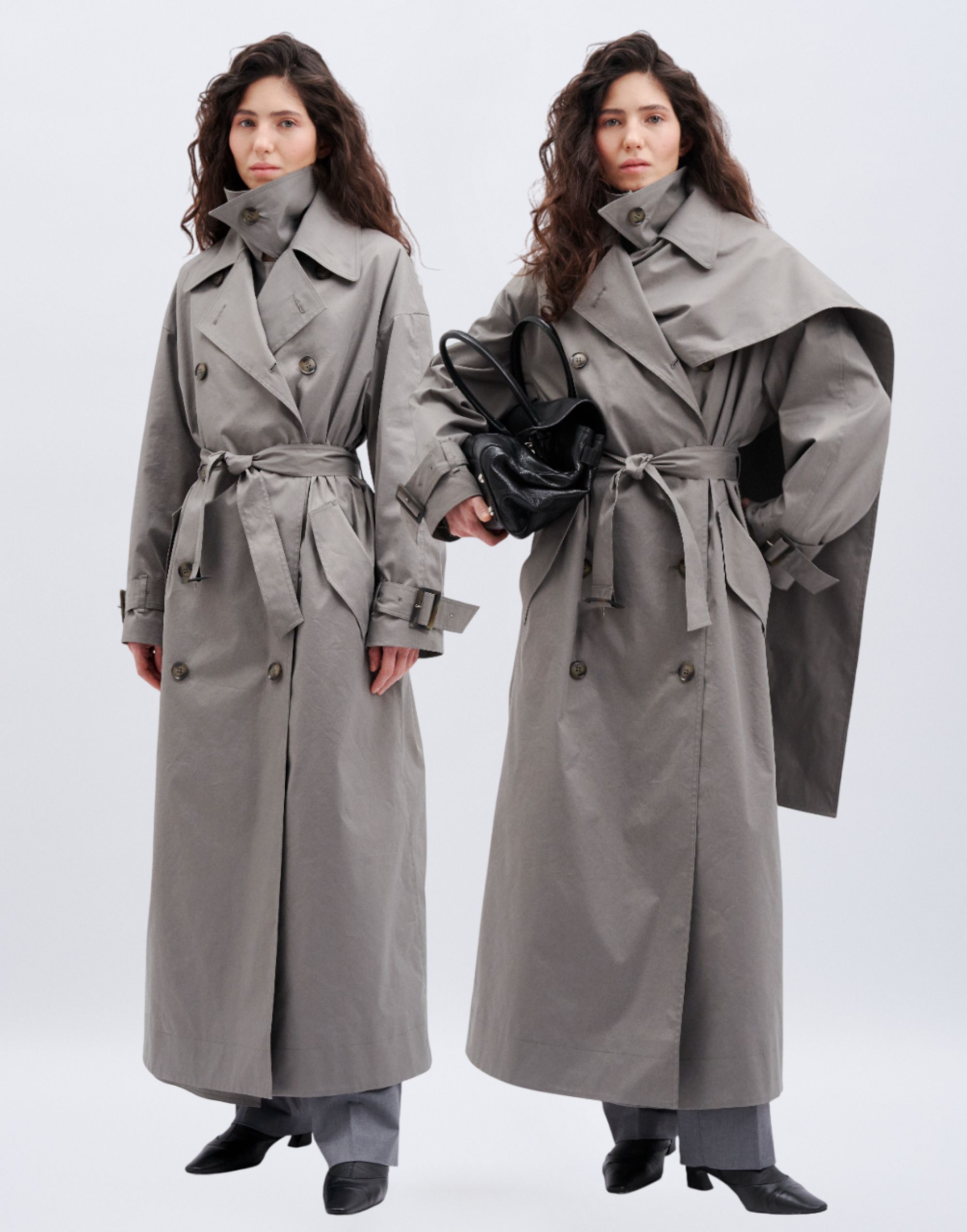 Cloak sewing patterns for women: raincoats, trench coats