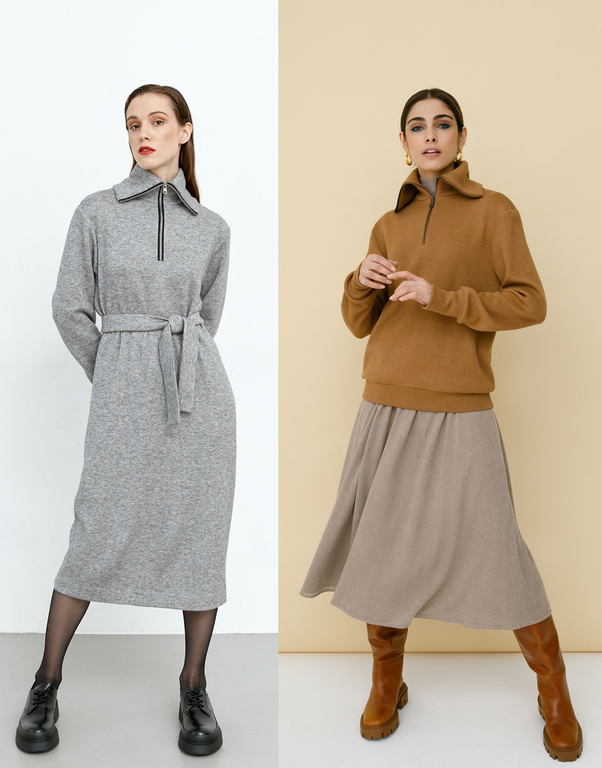 Dress and sweater, pattern №816