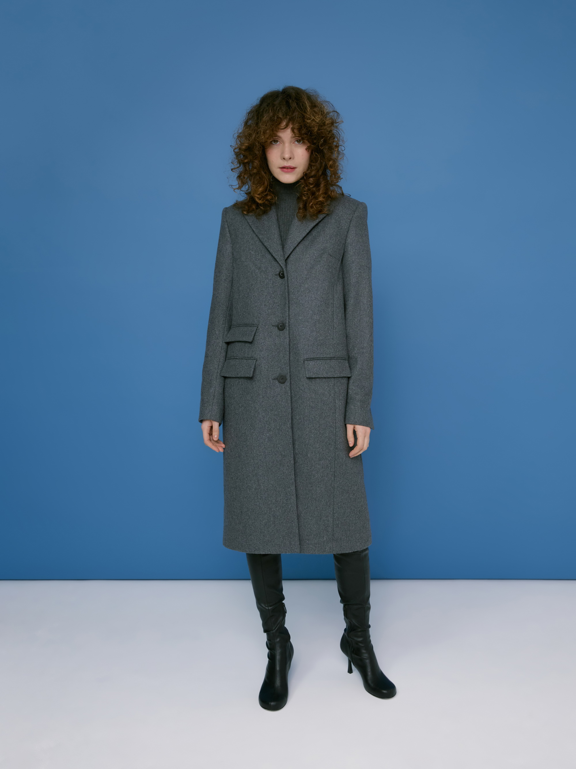 Coat in two length options, pattern №898
