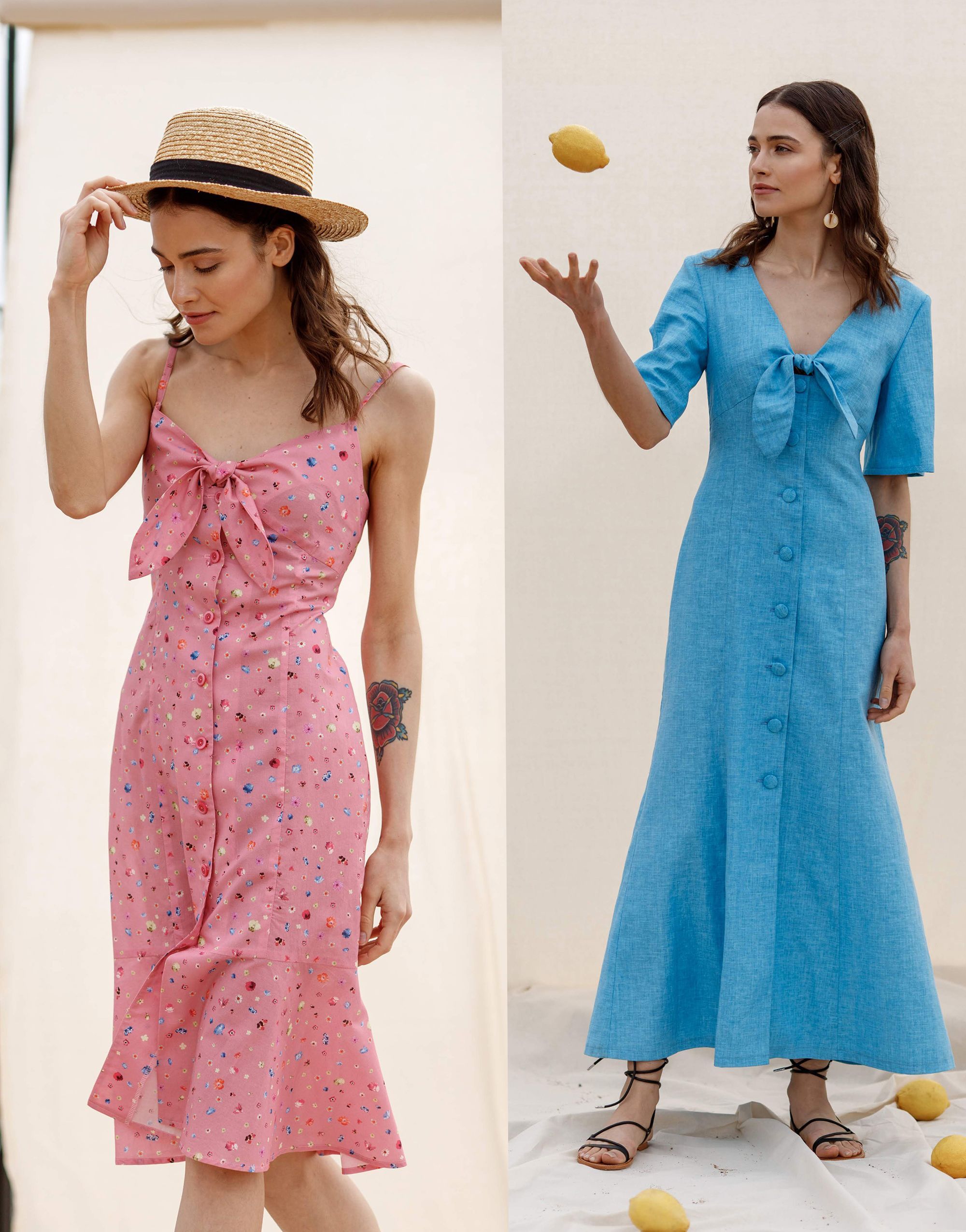 Dress in 2 designs, pattern №692