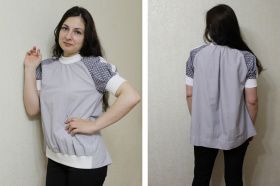 Sewing pattern №476 blouse with Olga Tugolukova