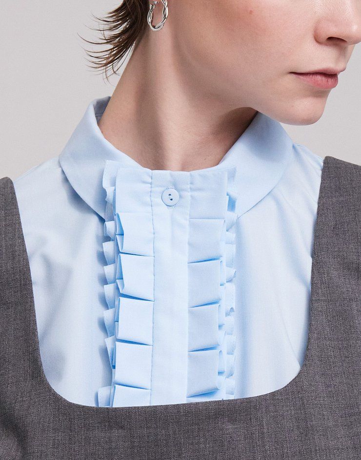Removable ruffle, pattern №1058