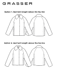Fur jacket in two options, pattern №1382