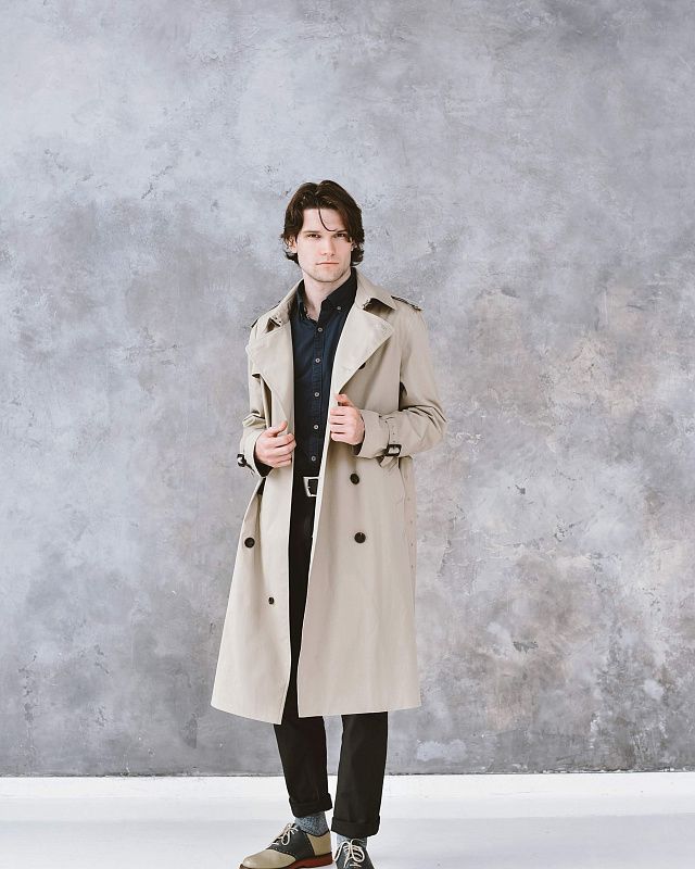 Men's trench coat, pattern №629