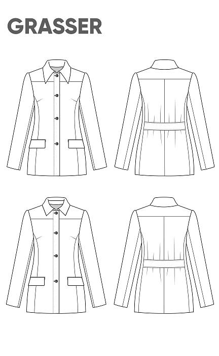 Jacket, pattern №750