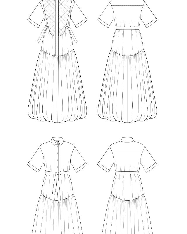 Dress in 2 designs, pattern №769