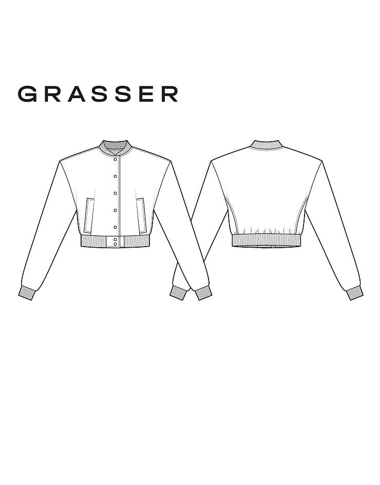 Bomber jacket, pattern №1023