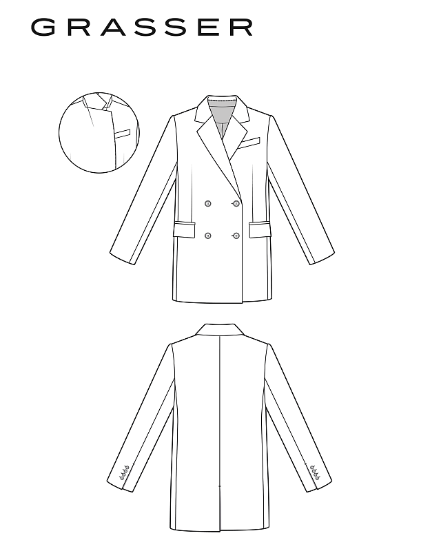 Coat, pattern №1159