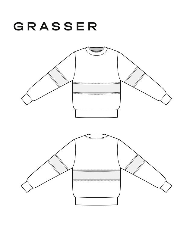 Sweatshirt, pattern №1081