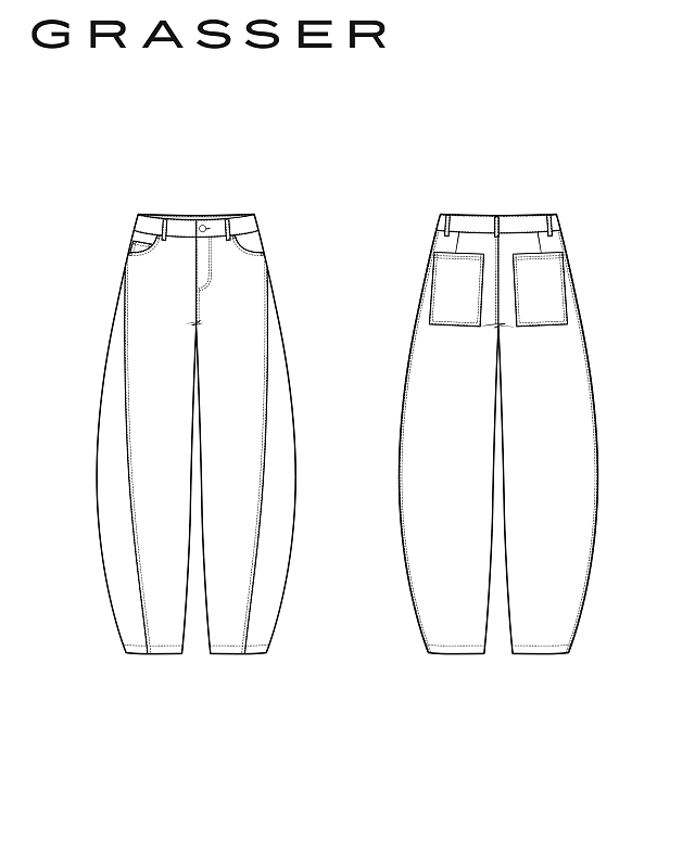Trousers, pattern №1234