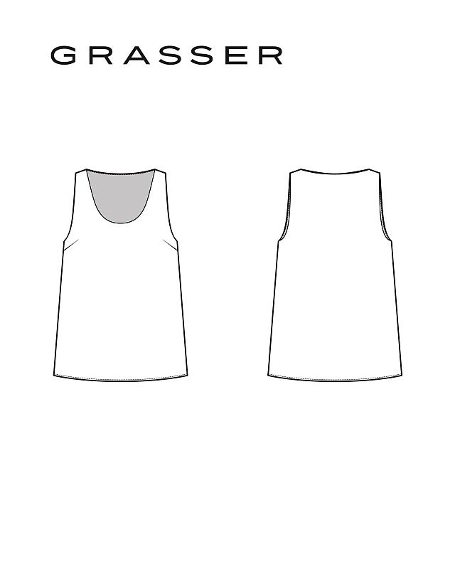 Sleeveless shirt, pattern №1354 Sleeveless shirt, pattern №1354