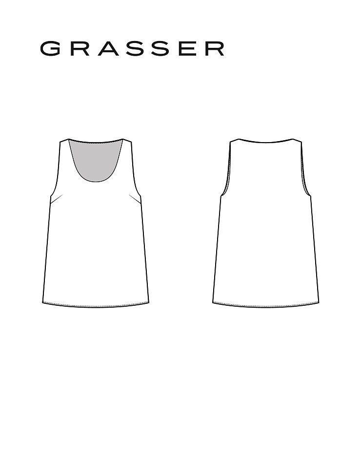 Sleeveless shirt, pattern №1354