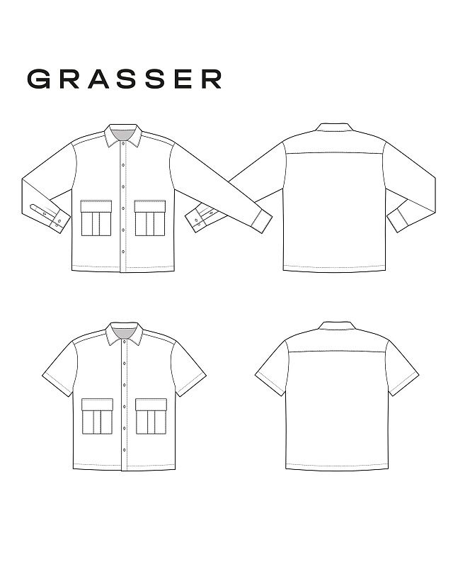 Men's shirt, pattern №1033