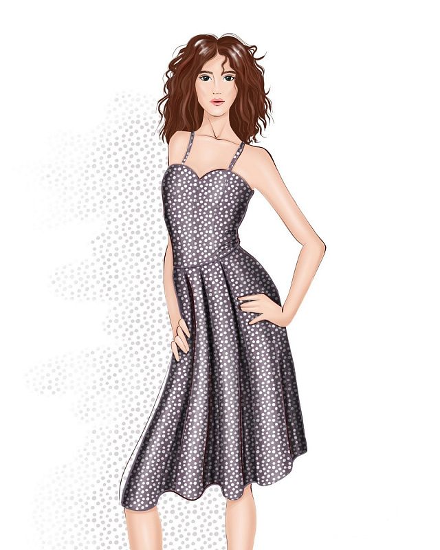 Dress, pattern №211