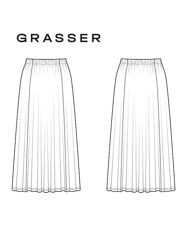 Skirt, free pattern №1079 - for free