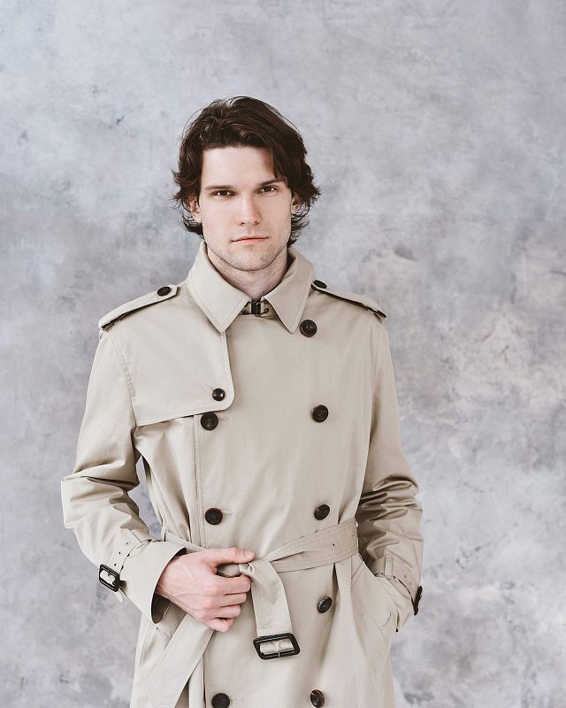 Men's trench coat, pattern №629