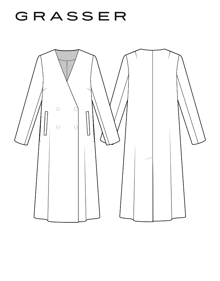 Coat, pattern №1206
