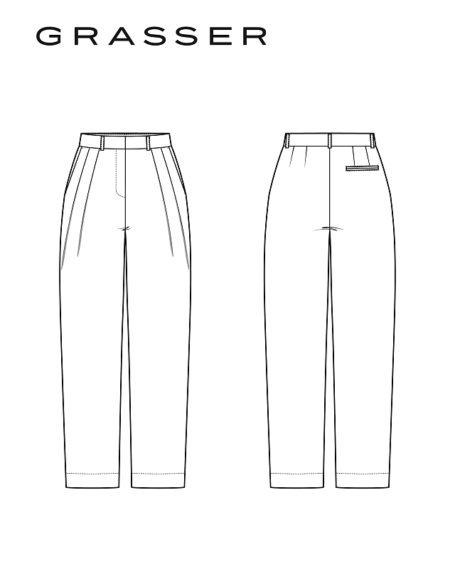 Trousers, pattern №1142