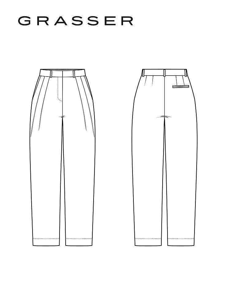 Trousers, pattern №1142
