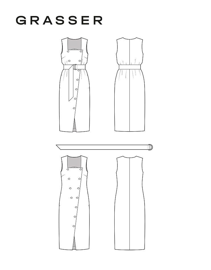 Dress, pattern №617