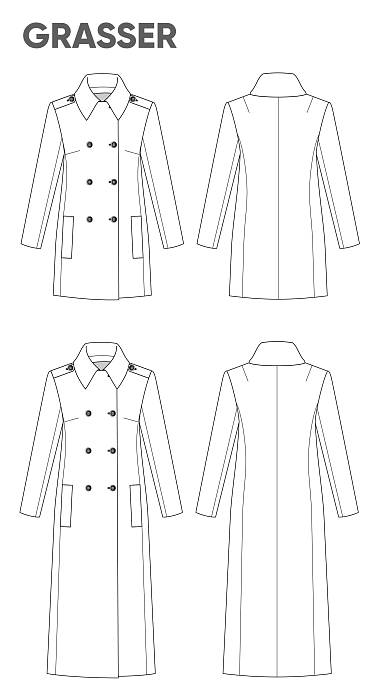 Coat and half-coat, pattern №819