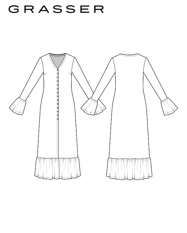 Cardigan-dress, pattern №1240