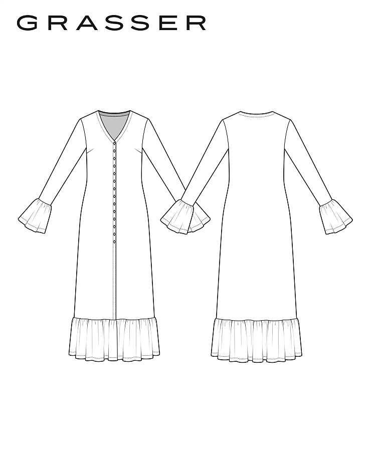 Cardigan-dress, pattern №1240