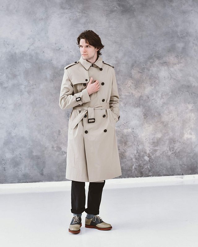 Men's trench coat, pattern №629