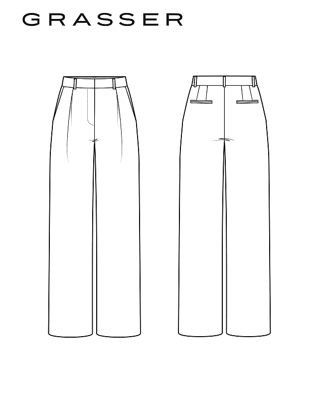 Trousers, pattern №1204