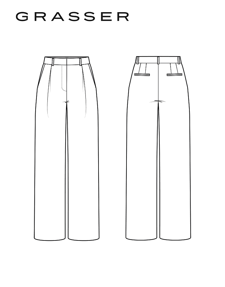 Trousers, pattern №1204