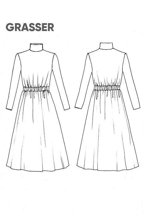 Приталенное dress, pattern №380