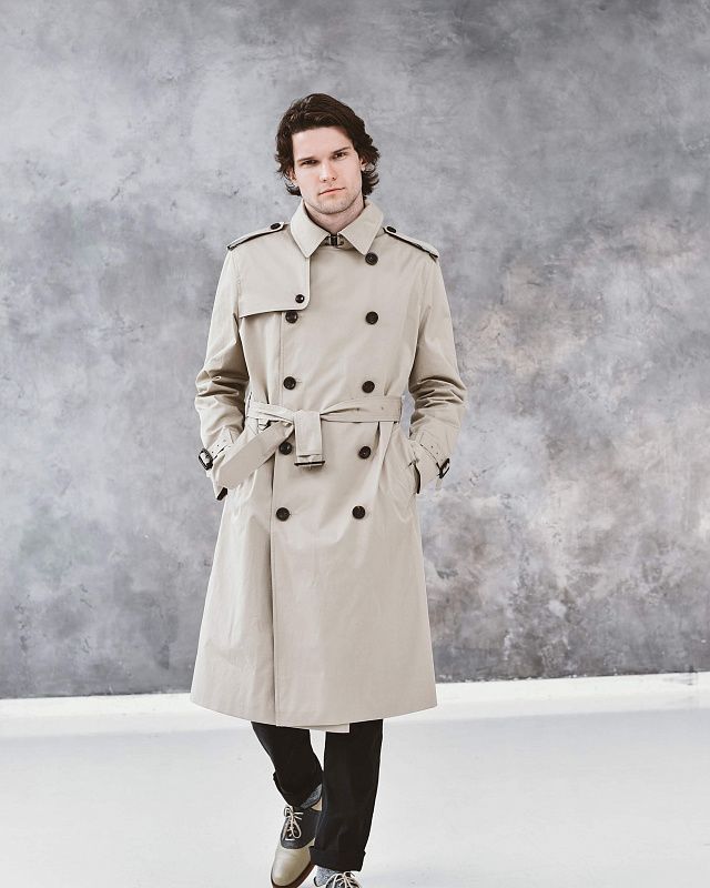 Men's trench coat, pattern №629