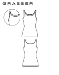 Sleeveless shirt, pattern №1241