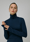 Turtleneck sweater in two options: with collar band and hood, pattern №913, photo 11
