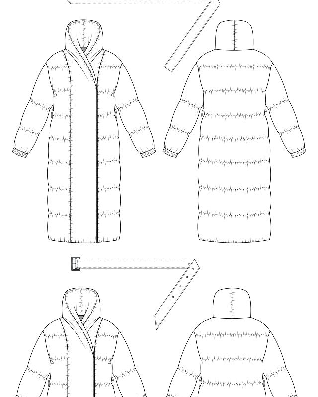 Coat and jacket, pattern №782