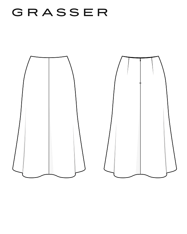 Skirt, pattern №1162