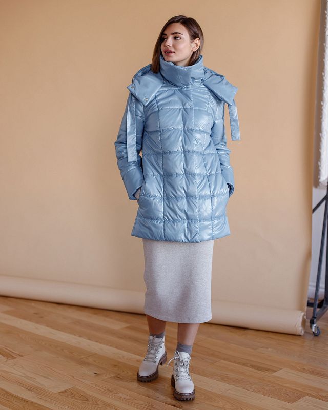 Coat and jacket with insulation, pattern №713