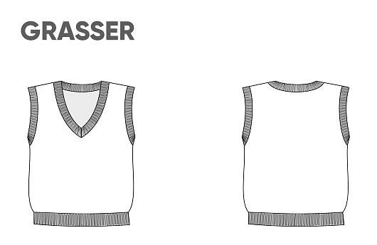 Vest, pattern №864