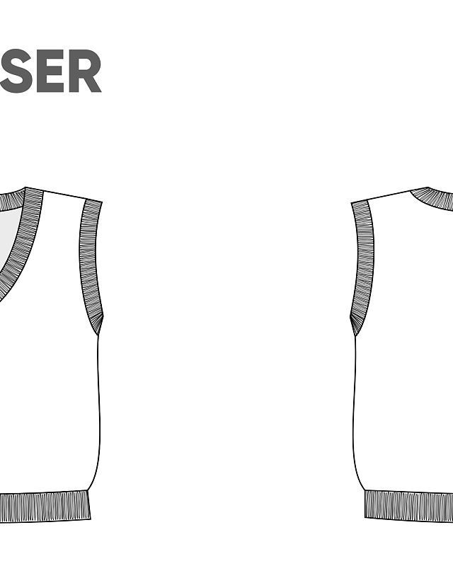 Vest, pattern №864