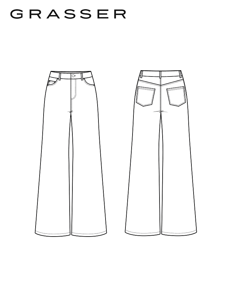 Trousers, pattern №1214