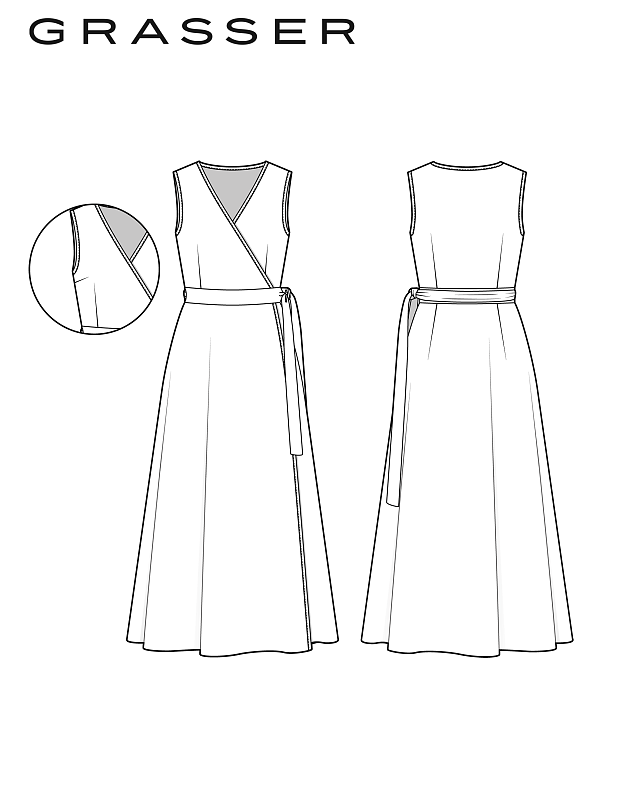 Dress in two lengths, pattern №1258