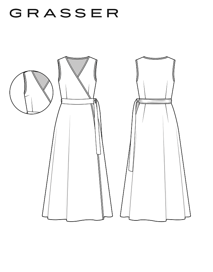 Dress in two lengths, pattern №1258