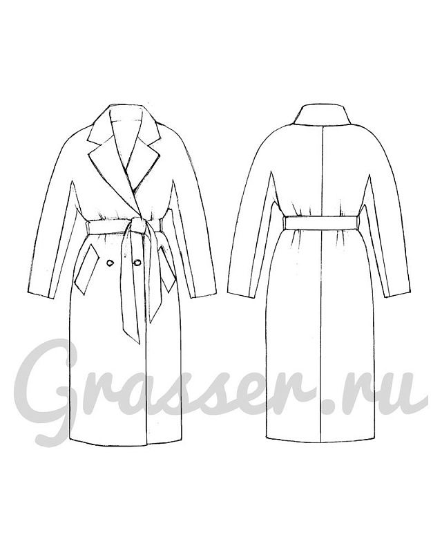 Coat, pattern №529